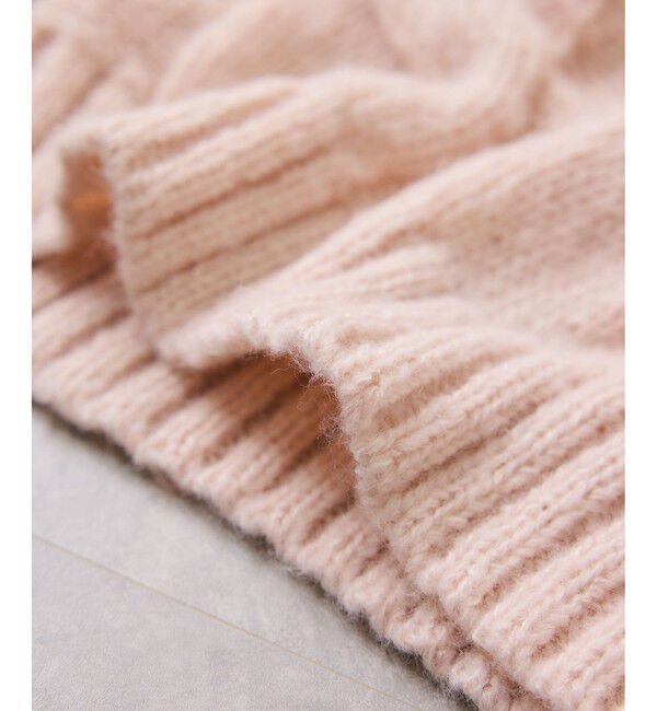 VIS「ケーブルコンパクトニット」|ニット・セーター|