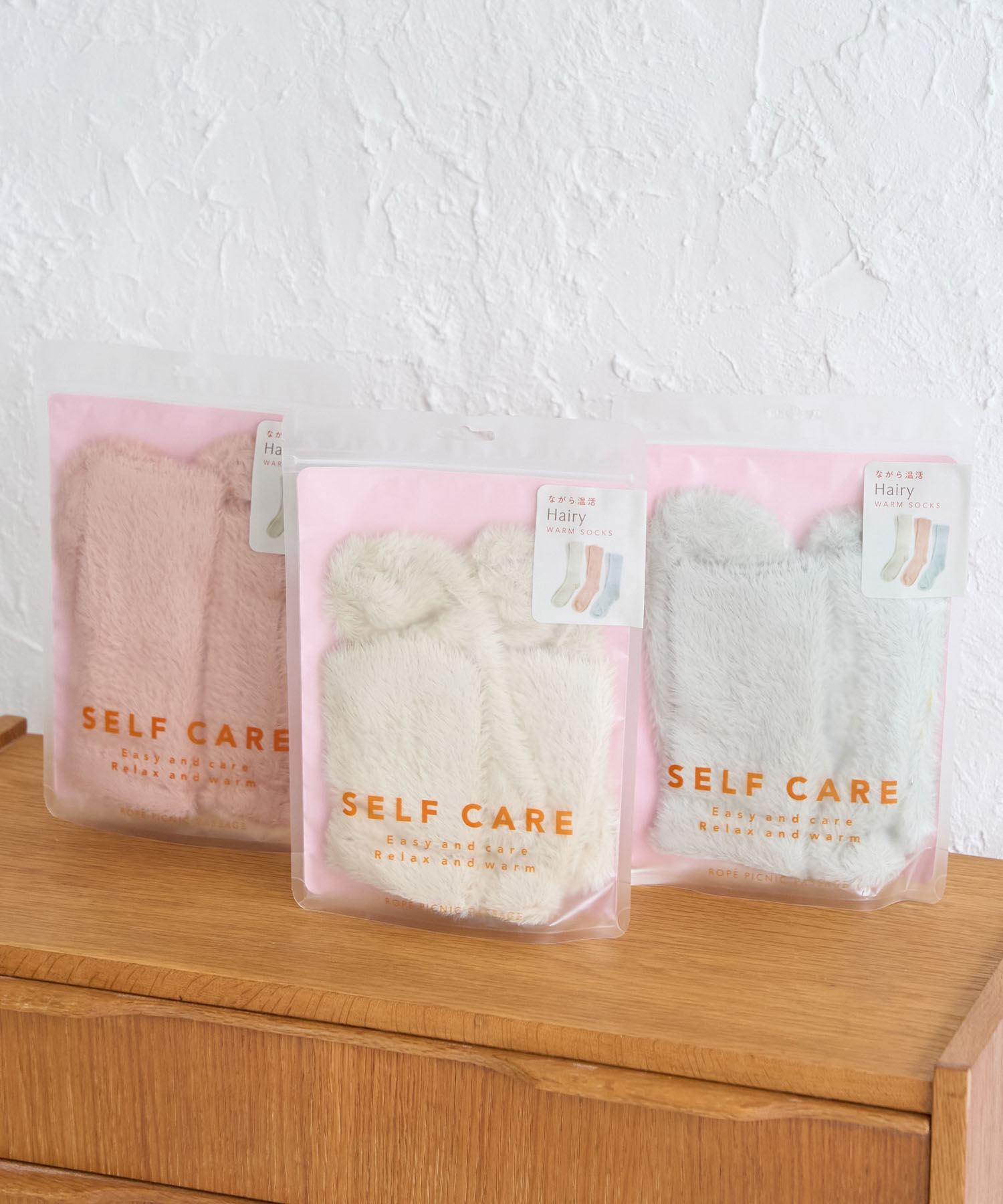 ROPE PICNIC PASSAGE「SELF CARE/シャギーソックス」|ソックス|