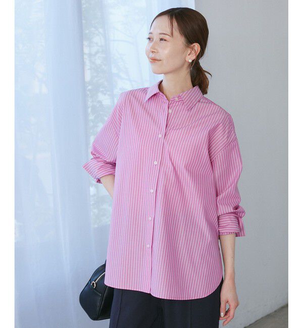 Rope&rsquo;Picnic「花粉ガード・防シワ/レギュラーシャツ」|シャツ・ブラウス|
