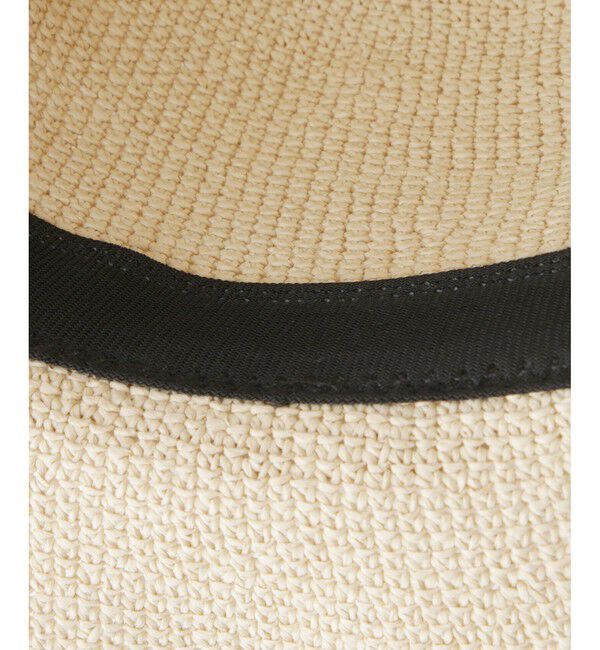 ROPE PICNIC PASSAGE「細編みプレート付きハット」|ハット|