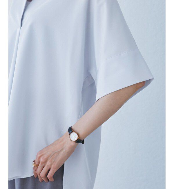 Rope&rsquo;Picnic「【UVカット・接触冷感・イージーケア】スキッパーシャツブラウス」|シャツ・ブラウス|