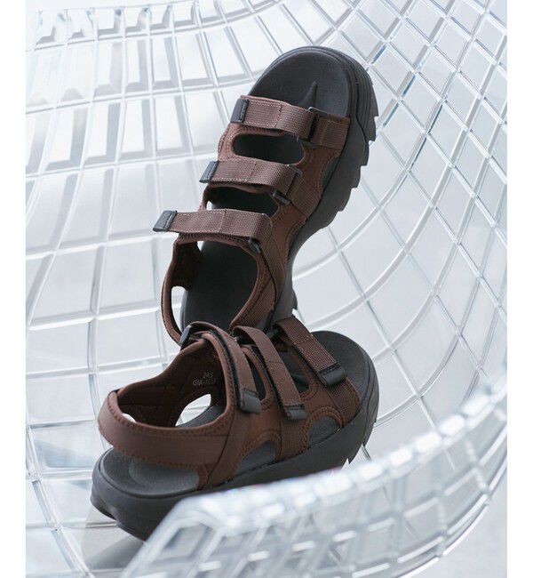 ROPE PICNIC PASSAGE「ボリュームソールスニーカーサンダル」|サンダル|ブラウン(20)