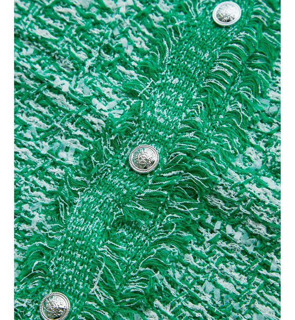 Rope&rsquo;Picnic「【WEB限定カラー】【サマー・ツイード】着丈が選べるジレベスト/スリーブレスカーディガン」|カーディガン|