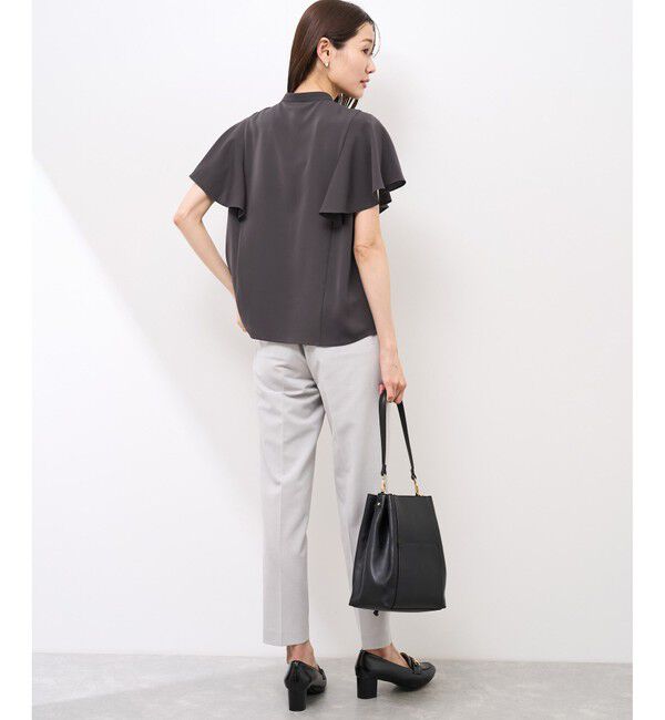 Rope&rsquo;Picnic「【防汚加工】ピンタックフレアスリーブブラウス/通勤対応」|シャツ・ブラウス|