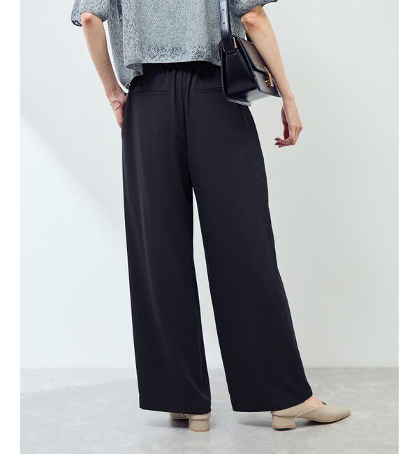 Rope&rsquo;Picnic「ジョガーイージーワイドパンツ/セットアップ対応」|チノ|