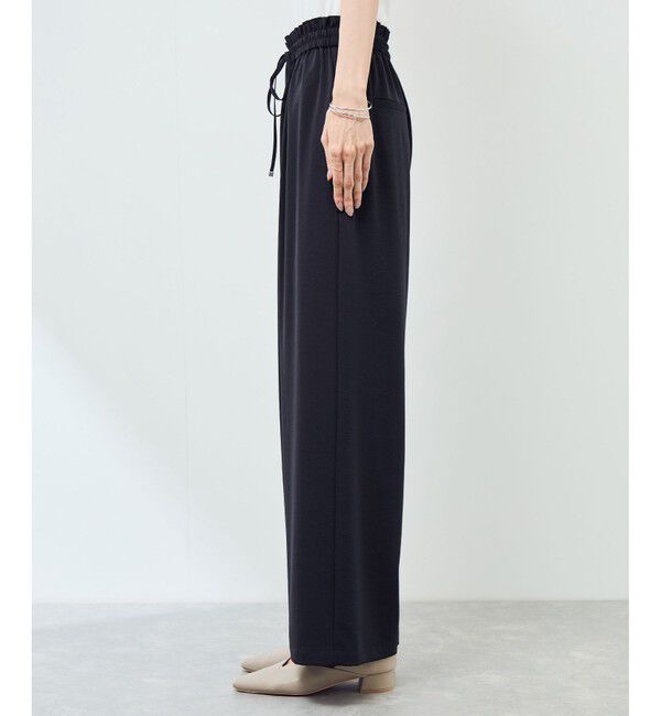 Rope&rsquo;Picnic「ジョガーイージーワイドパンツ/セットアップ対応」|チノ|