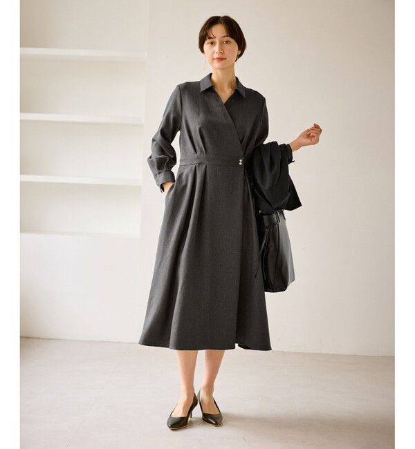 Rope&rsquo;Picnic「カシュクールシャツコンシャスワンピース」|ワンピース|