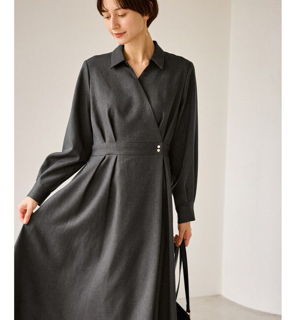 Rope&rsquo;Picnic「カシュクールシャツコンシャスワンピース」|ワンピース|