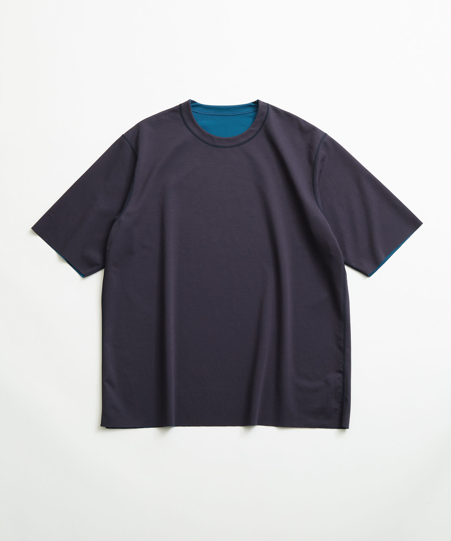 ADAM ET ROPE'「ハイゲージ シャンブレー リバーシブル Tシャツ」|Tシャツ・カットソー|