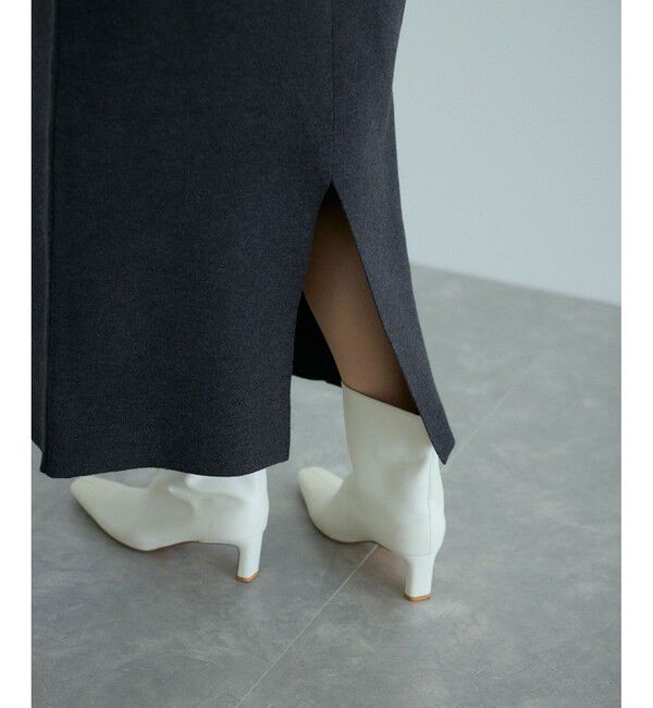 ADAM ET ROPE'「ボレロドッキングニットワンピース」|ワンピース|