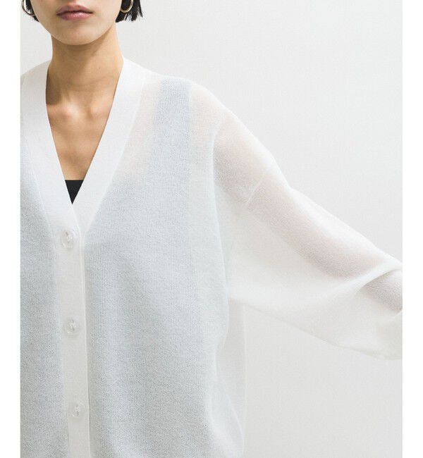 ADAM ET ROPE'「JACQUARDカーディガン」|カーディガン|