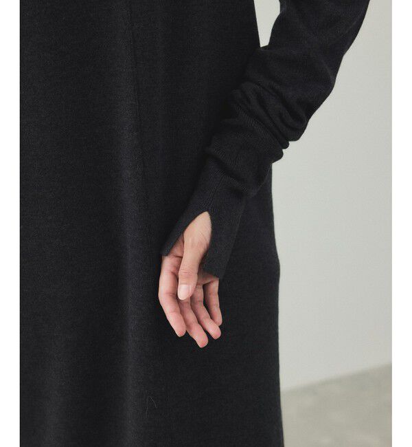 ADAM ET ROPE'「【EMOELLE】ソモウニットワンピース」|ワンピース|