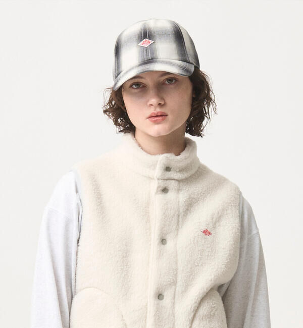 DANTON「DANTON | オンブレーチェック 6Pキャップ」|キャップ・キャスケット|