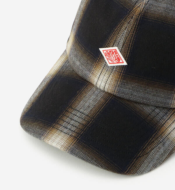 DANTON「DANTON | オンブレーチェック 6Pキャップ」|キャップ・キャスケット|