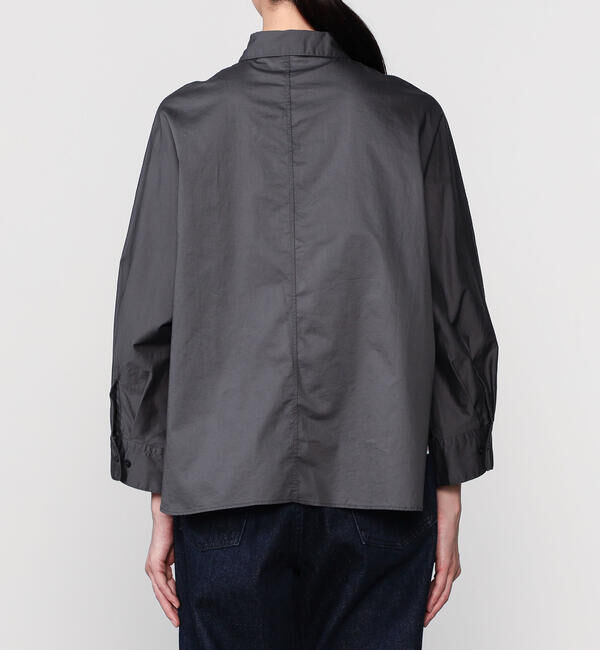 DANTON「DANTON | コットンツイル ドルマンスリーブ長袖シャツ WOMEN」|シャツ・ブラウス|