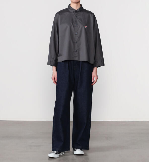 DANTON「DANTON | コットンツイル ドルマンスリーブ長袖シャツ WOMEN」|シャツ・ブラウス|