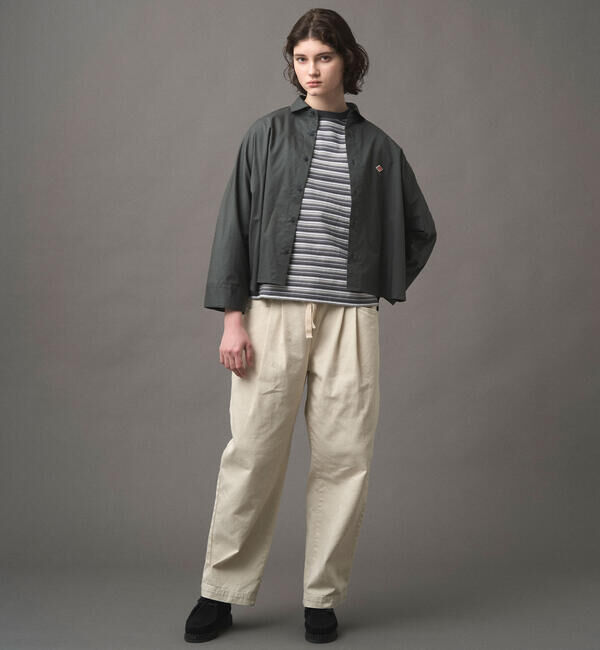 DANTON「DANTON | コットンツイル ドルマンスリーブ長袖シャツ WOMEN」|シャツ・ブラウス|