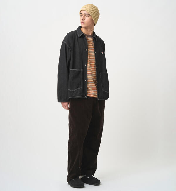 DANTON「DANTON | コットンデニム カバーオール MEN」|テーラードジャケット|