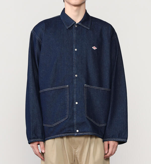 DANTON「DANTON | コットンデニム カバーオール MEN」|テーラードジャケット|