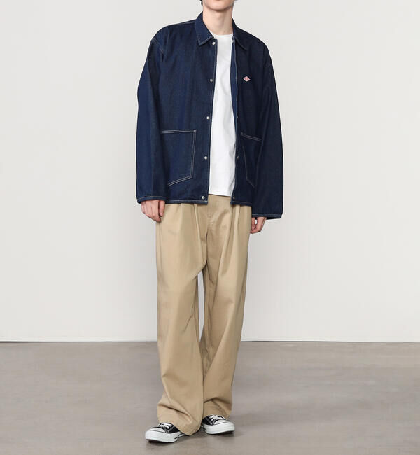 DANTON「DANTON | コットンデニム カバーオール MEN」|テーラードジャケット|