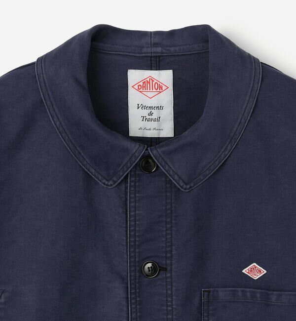 DANTON「DANTON | コットンモールスキン ワイドカバーオール MEN」|テーラードジャケット|