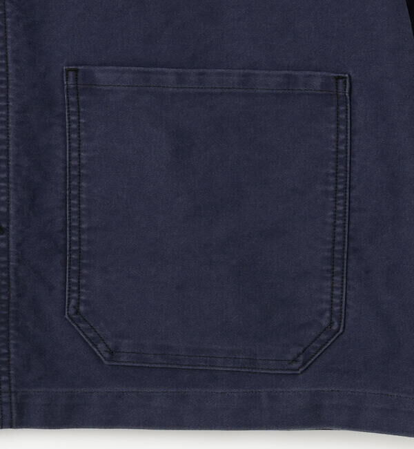 DANTON「DANTON | コットンモールスキン ワイドカバーオール MEN」|テーラードジャケット|