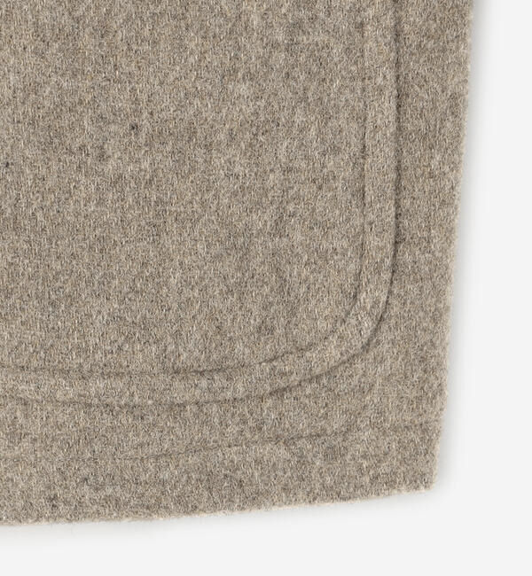 DANTON「DANTON | ウールライトパイル カラーレスジャケット WOMEN」|テーラードジャケット|