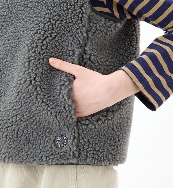 ORCIVAL「ORCIVAL | ボアフリース ノーカラーベスト WOMEN」|その他|