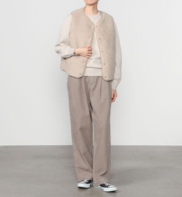 ORCIVAL「ORCIVAL | ボアフリース ノーカラーベスト WOMEN」|その他|