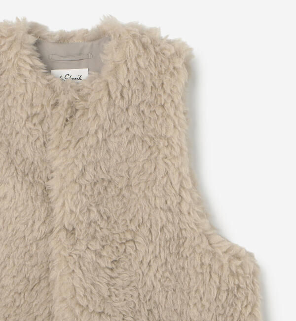 LE GLAZIK「LE GLAZIK | エコファー ジレ WOMEN」|その他|