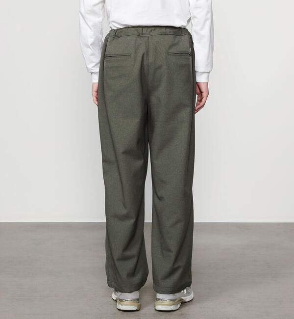 GYMPHLEX「Gymphlex | ポリフランネル 2プリーツイージーパンツ MEN」|チノ|