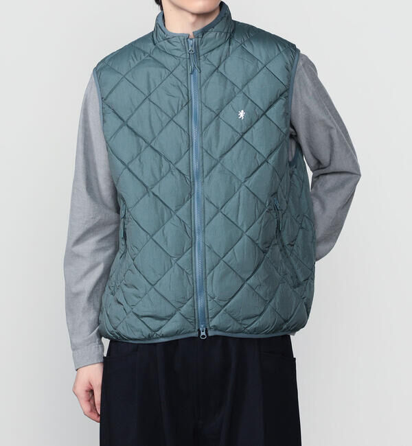 GYMPHLEX「Gymphlex | ナイロンタフタ スタンドカラーダウンベスト MEN」|その他|