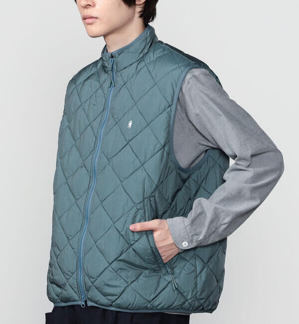 GYMPHLEX「Gymphlex | ナイロンタフタ スタンドカラーダウンベスト MEN」|その他|