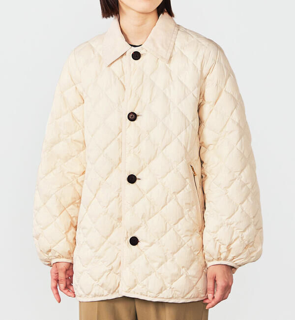 GYMPHLEX「Gymphlex | キルトダウンパフスリーブミドルコート SOLID WOMEN」|ダウン|