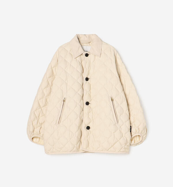 GYMPHLEX「Gymphlex | キルトダウンパフスリーブミドルコート SOLID WOMEN」|ダウン|