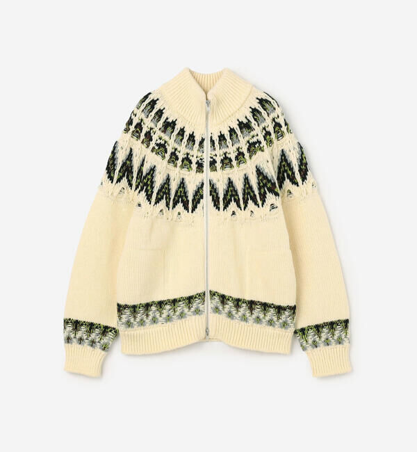  「COOHEM | 〈別注〉ノルディック ニットブルゾン WOMEN」|ニット・セーター|