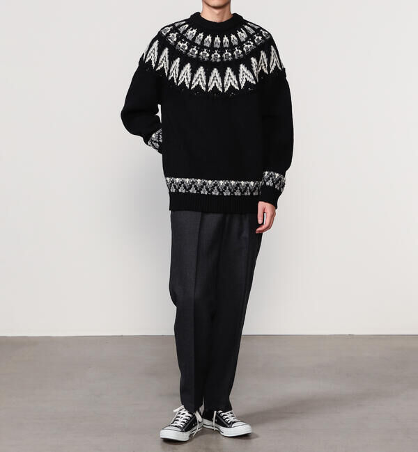  「COOHEM | ノルディック ニットプルオーバー MEN」|ニット・セーター|