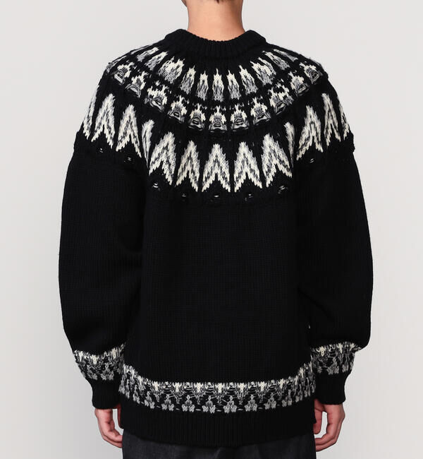  「COOHEM | ノルディック ニットプルオーバー MEN」|ニット・セーター|