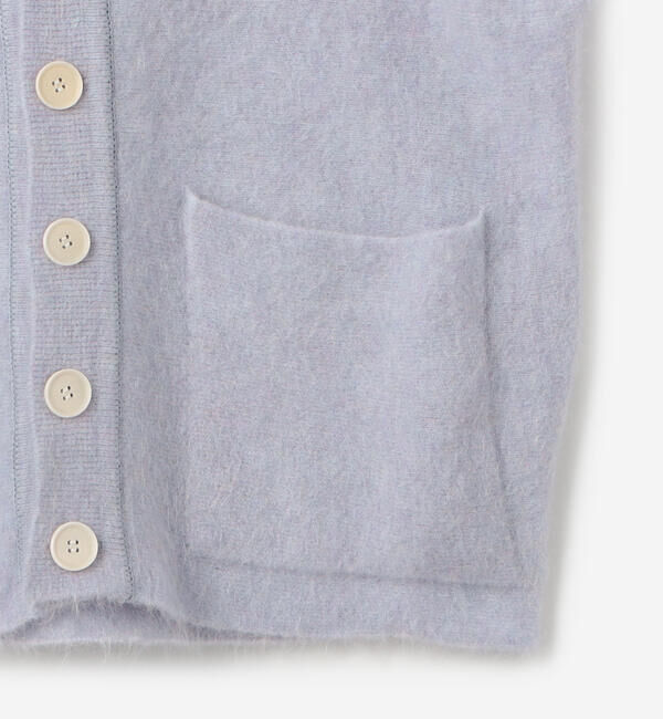 UNFIL「UNFIL | スーパーキッドモヘア Vネックカーディガン WOMEN」|ニット・セーター|