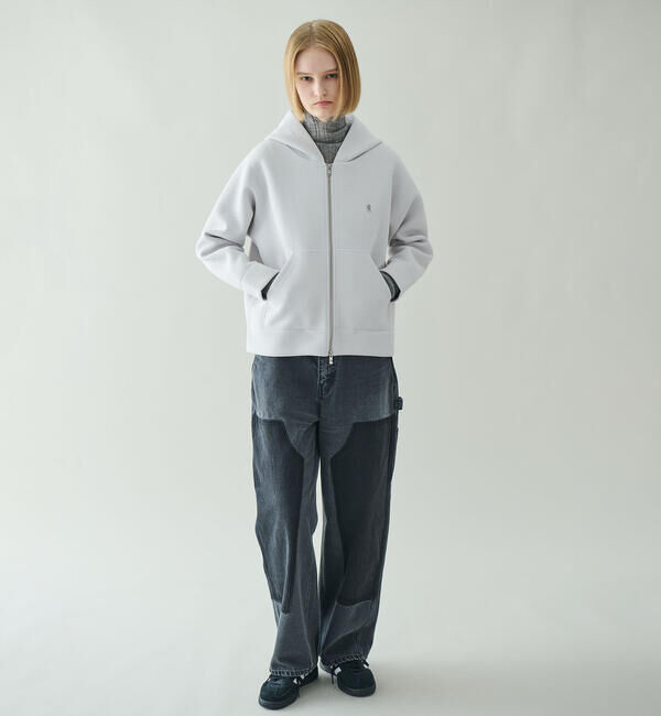 UNFIL「UNFIL | ベビーアルパカ ハイネックリブニット WOMEN」|ニット・セーター|