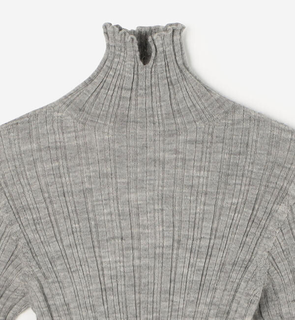 UNFIL「UNFIL | ベビーアルパカ ハイネックリブニット WOMEN」|ニット・セーター|