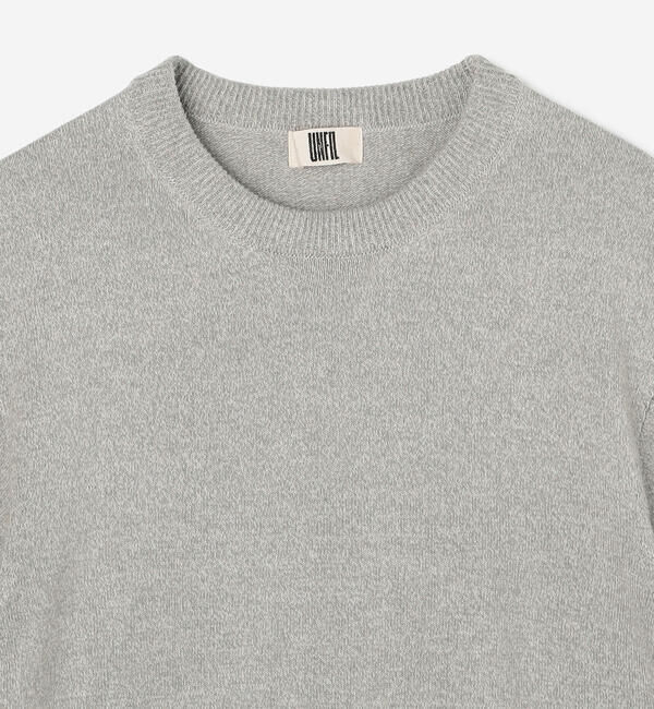 UNFIL「UNFIL | ブラッシュシルクコットン ギャザープルオーバー WOMEN」|Tシャツ・カットソー|