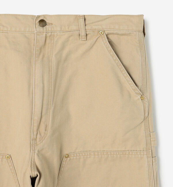  「orSlow | 〈別注〉 DOUBLE KNEE WORK PANTS BEIGE MEN」|チノ|