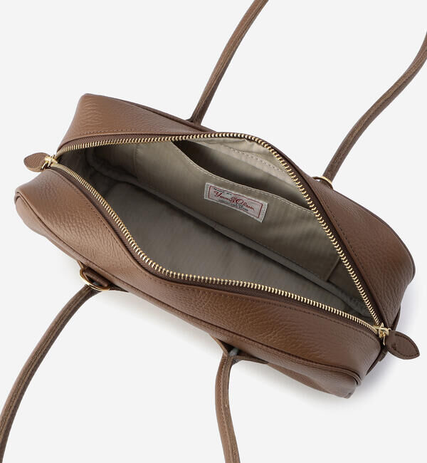  「YOUNG & OLSEN The DRYGOODS STORE | エンボスレザー ワイドボストンバッグ S」|トートバッグ|