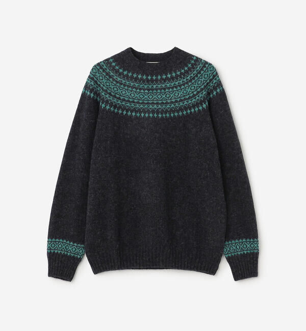 Morris & Sons「MORRIS & SONS |  ジーロンラム ノルディックセーター MEN」|ニット・セーター|