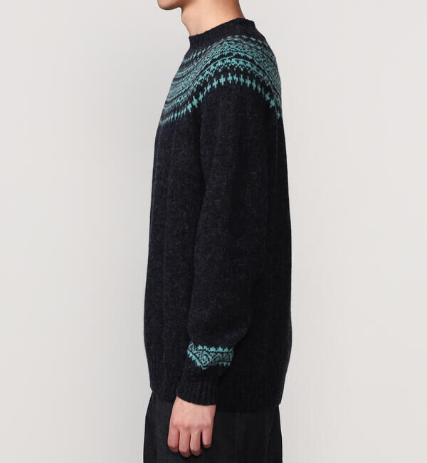 Morris & Sons「MORRIS & SONS |  ジーロンラム ノルディックセーター MEN」|ニット・セーター|