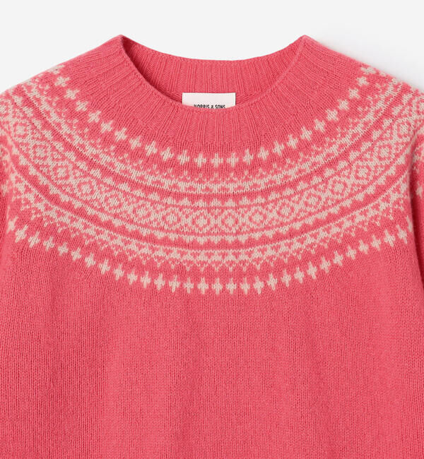 Morris & Sons「MORRIS & SONS | ジーロンラム ノルディックセーター WOMEN」|ニット・セーター|