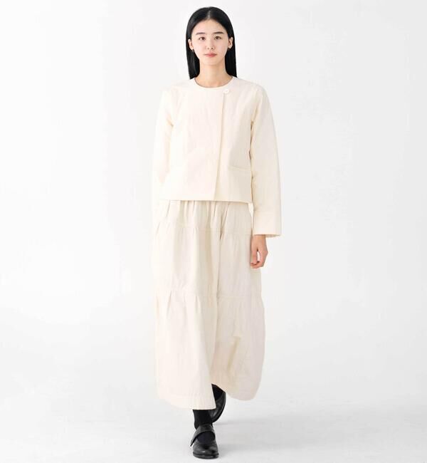  「eunoia | lパディング スカート WOMEN」|スカート|