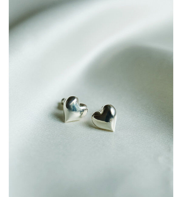 Hoaw.「【Hoaw.】Heart ピアス」|リング|シルバー系