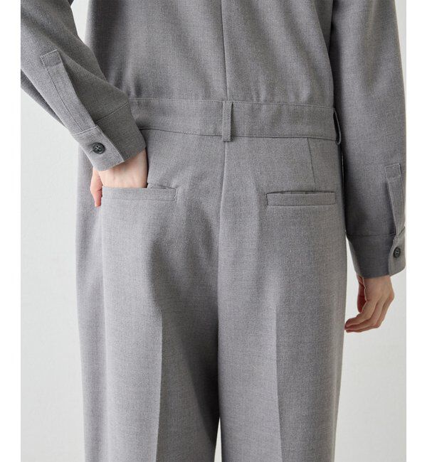 THE PAUSE「《コラボカラー》【THE PAUSE】テーラーカラージャンプスーツ」|ワンピース|